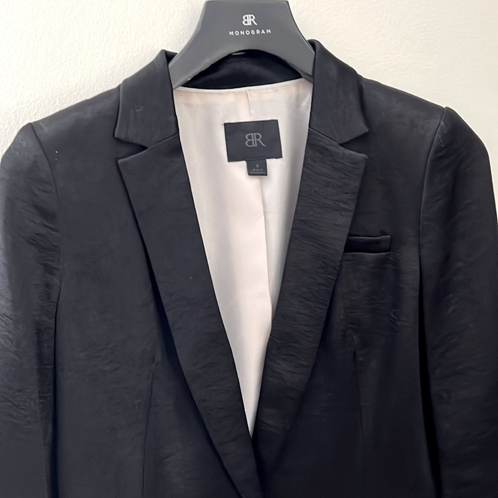 Black fancy blazer by BR Monogram